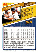 1993 Topps Mike Macfarlane