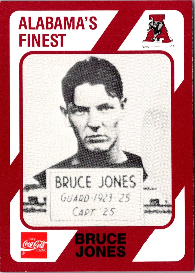 1989 Collegiate Collection Alabama Coke 580 Bruce Jones