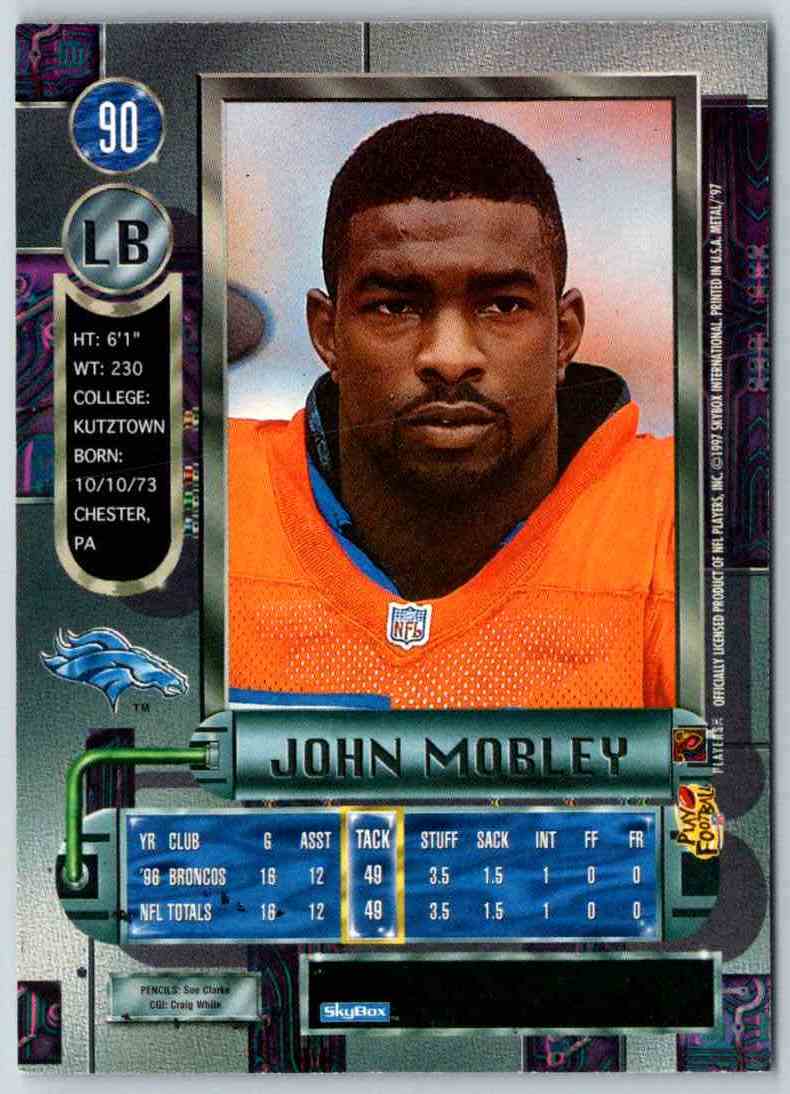 1991 Fleer Ultra John Mobley