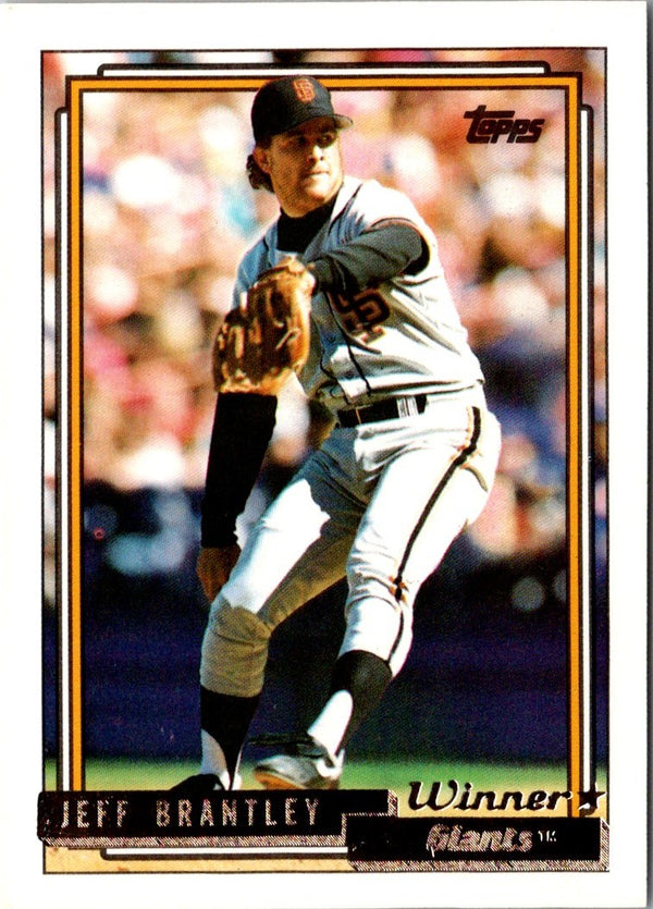 1992 Topps Jeff Brantley #491