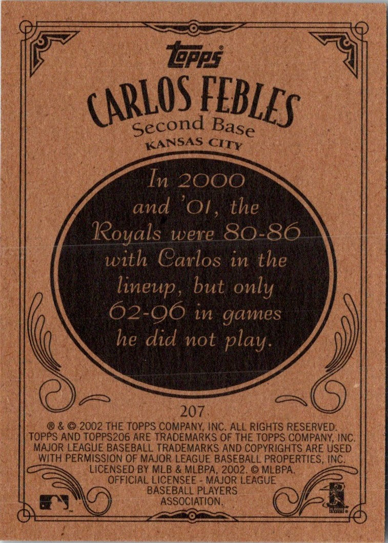 2002 Topps 206 Carlos Febles