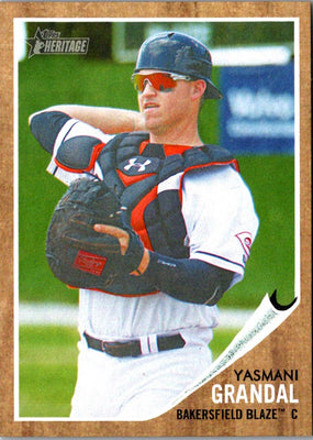 2011 Topps Heritage Minor League Yasmani Grandal #55