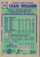 1990 Topps Craig Wolanin #40 Rookie