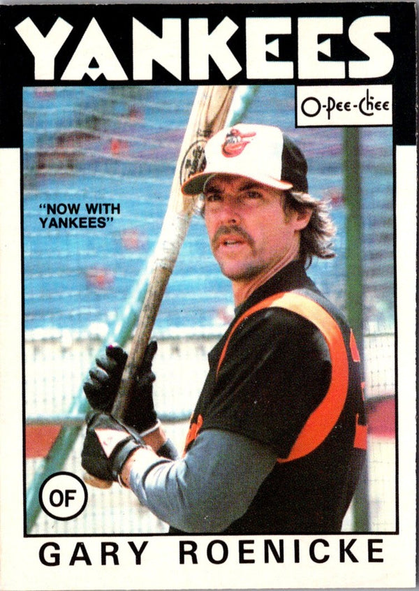 1986 O-Pee-Chee Gary Roenicke #183