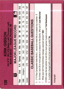 1989 Classic Travel Kirk Gibson