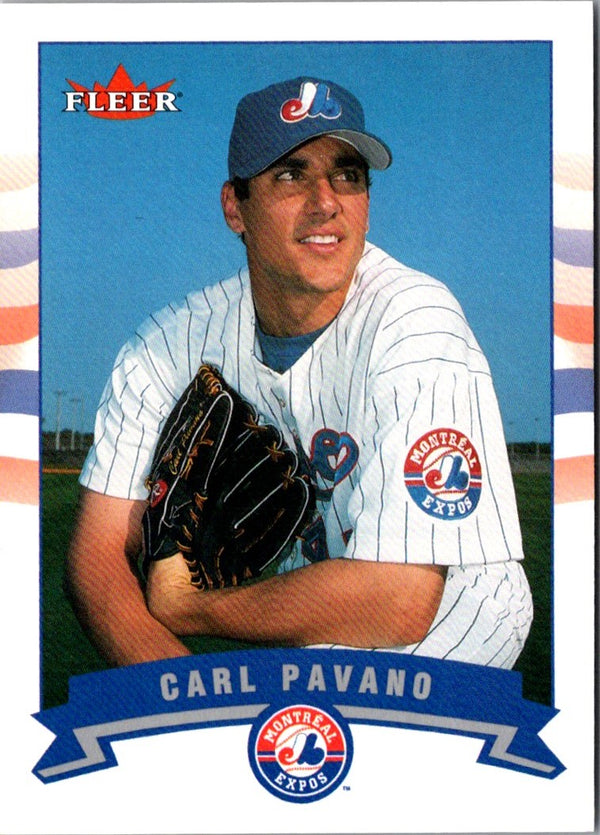 2002 Fleer Carl Pavano #401