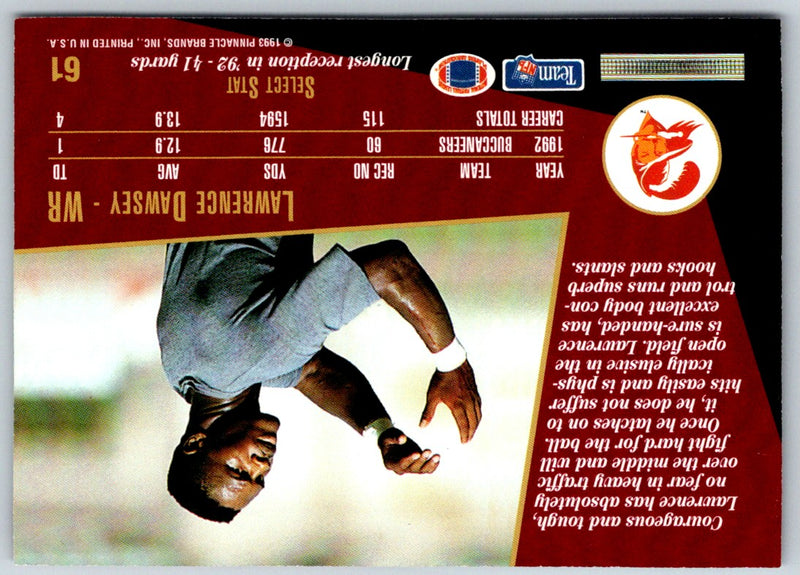 1993 Select Lawrence Dawsey