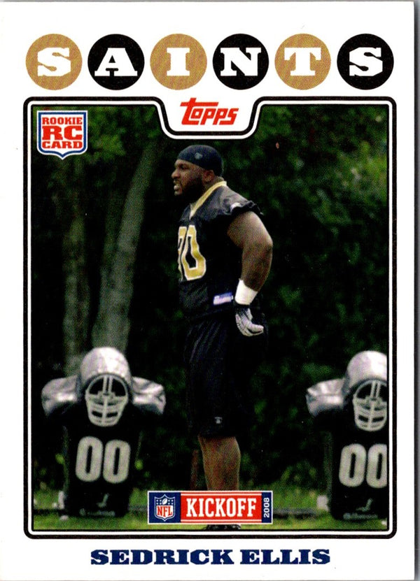 2008 Topps Kickoff Sedrick Ellis #213 Rookie