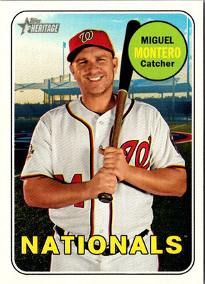 2018 Topps Heritage Miguel Montero #574