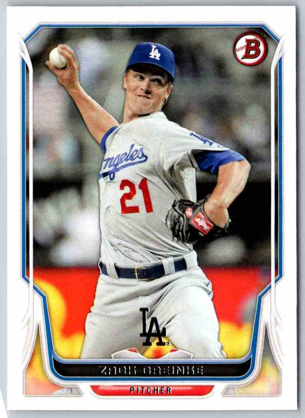 2014 Bowman Zack Greinke #163