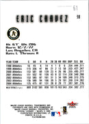 2003 Fleer Splendid Splinters Eric Chavez