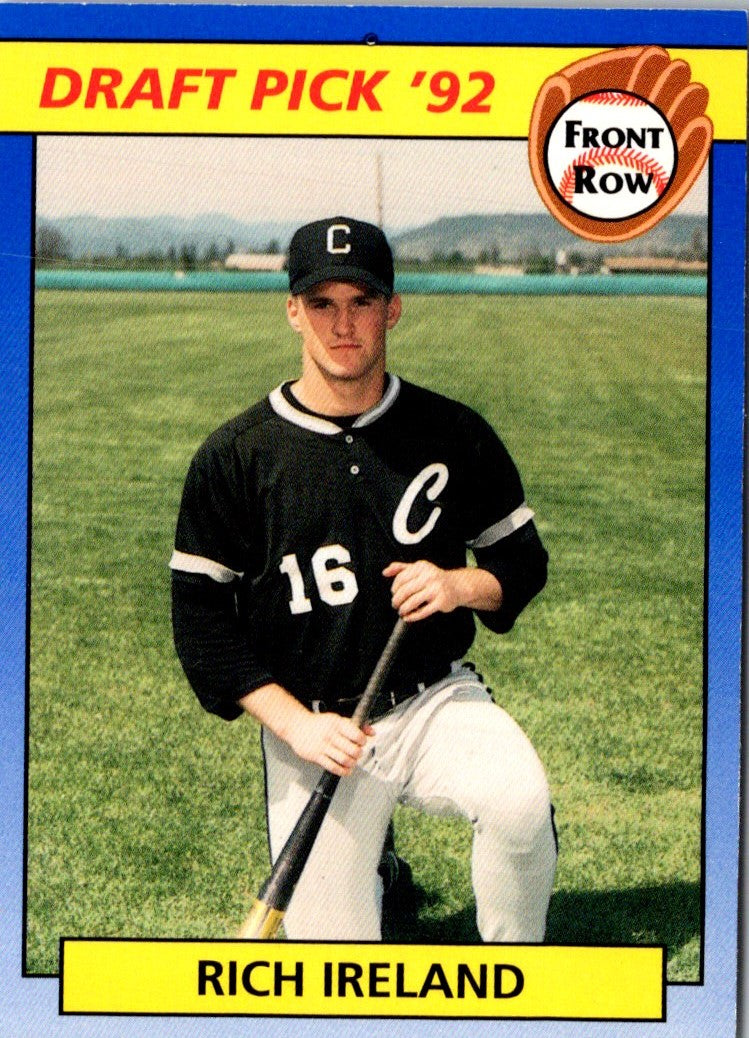 1992 Front Row Draft Picks Rich Ireland