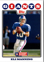 2008 Topps Kickoff Eli Manning #3