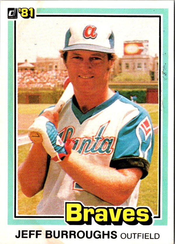 1981 Donruss Jeff Burroughs #66