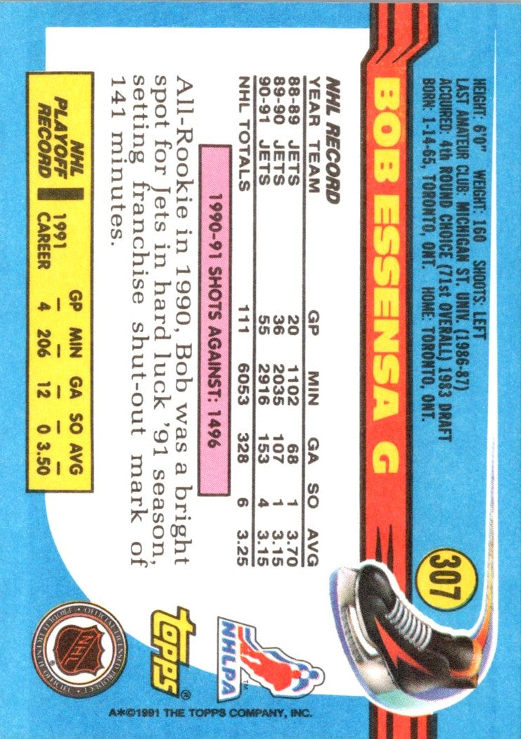 1991 Topps Bob Essensa