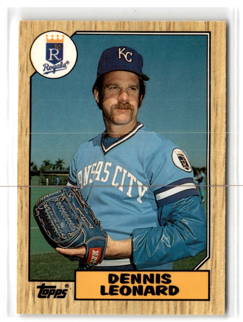 1987 Topps Tiffany Dennis Leonard