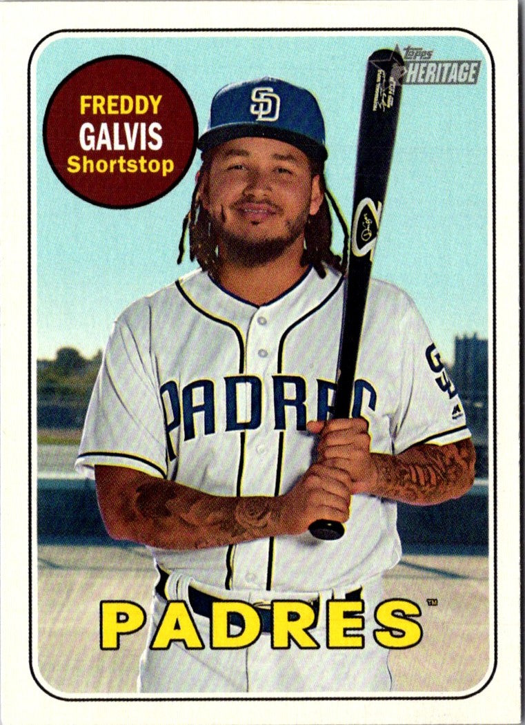 2018 Topps Heritage Freddy Galvis