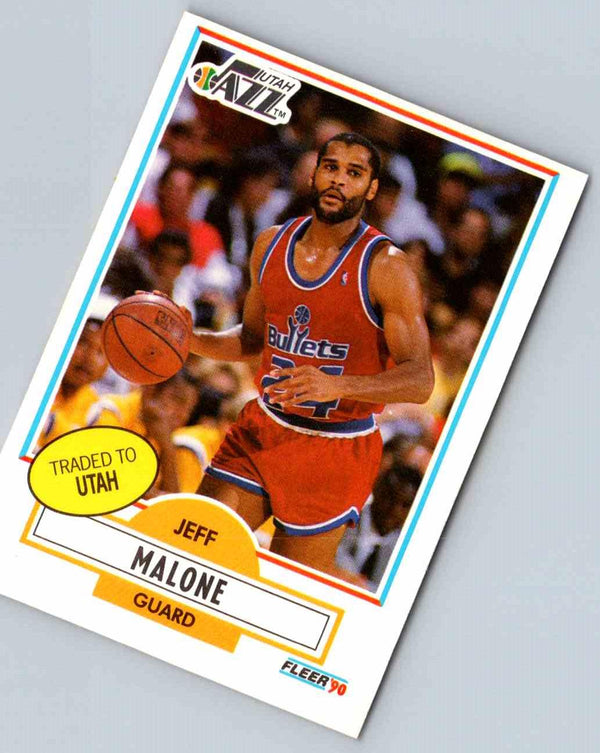 1990 Fleer Jeff Malone #195