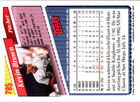 1993 Topps Kevin Brown #785