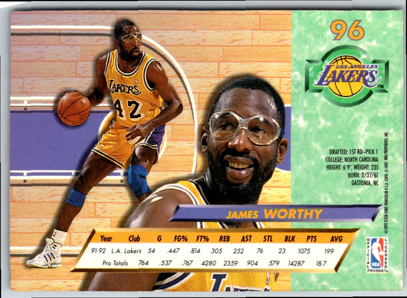 1992 Ultra James Worthy