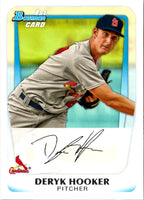 2011 Bowman Prospects Deryk Hooker #BP40