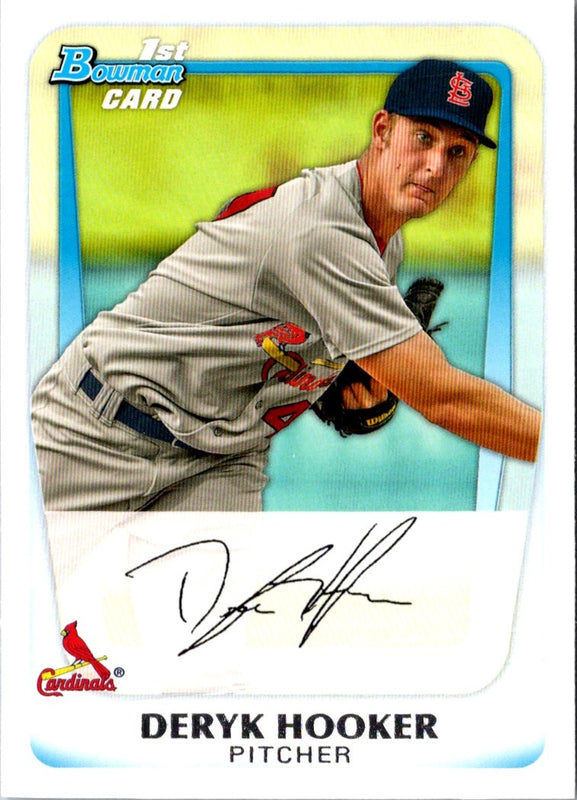 2011 Bowman Prospects Deryk Hooker #BP40