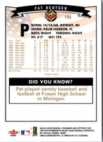 2002 Fleer Pat Hentgen #194