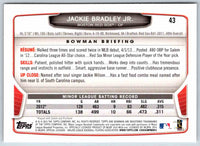 2013 Bowman Jackie Bradley #43