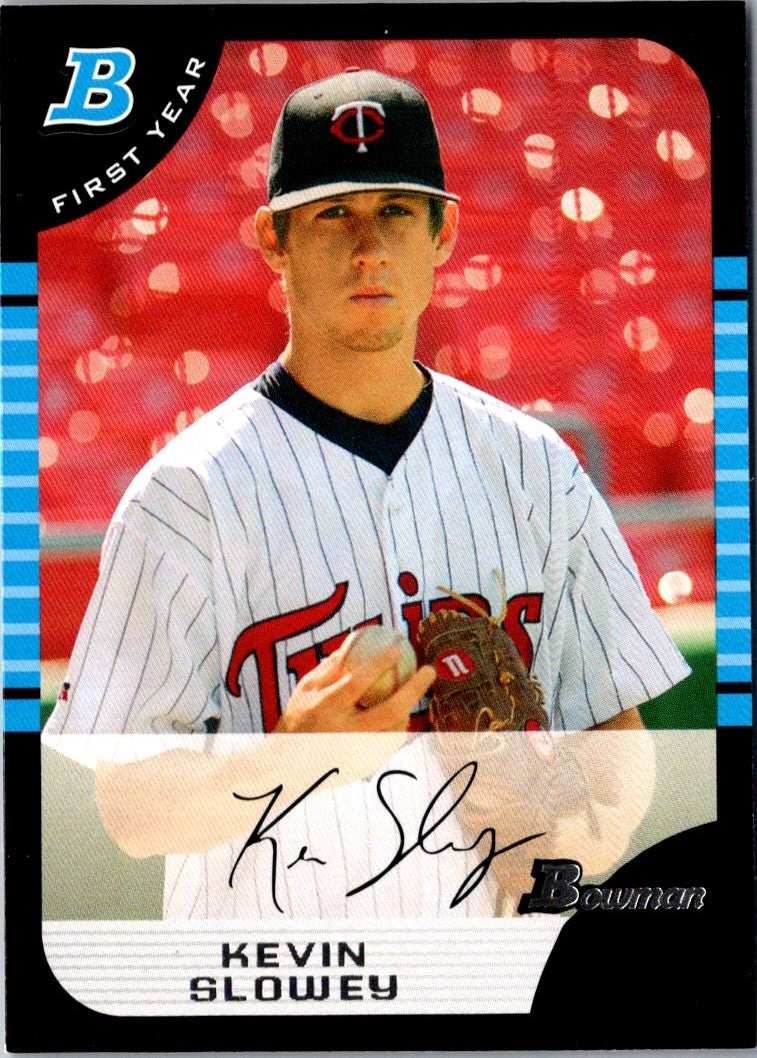 2005 Bowman Chrome Draft Picks & Prospects Kevin Slowey