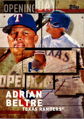 2018 Topps MLB Opening Day Adrian Beltre #OD-2