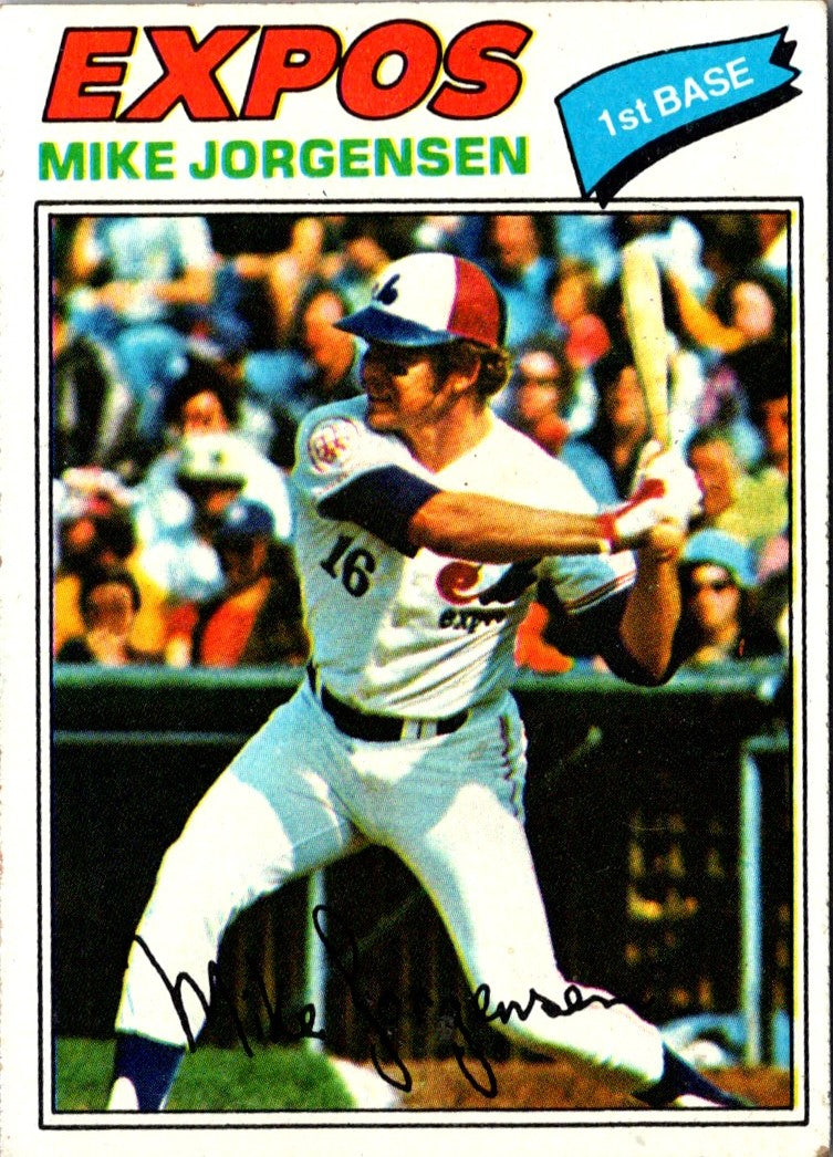 1977 Topps Mike Jorgensen