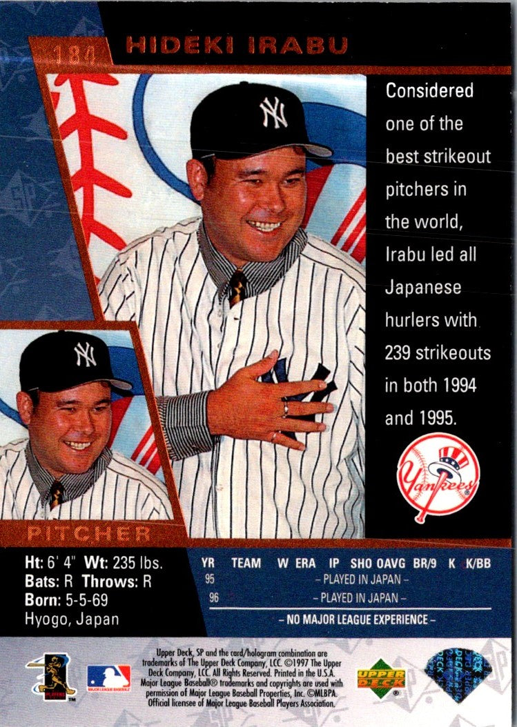 1997 SP Hideki Irabu