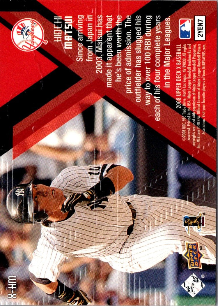 2008 Upper Deck X Xponential Hideki Matsui