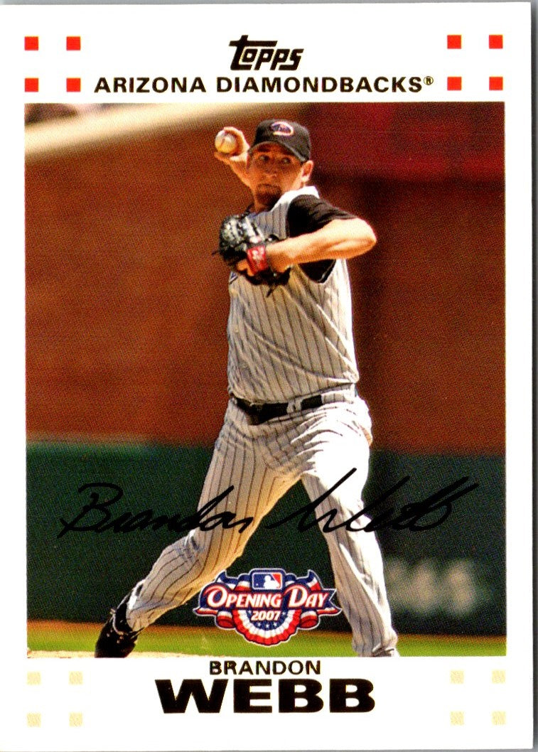 2007 Topps Opening Day Brandon Webb