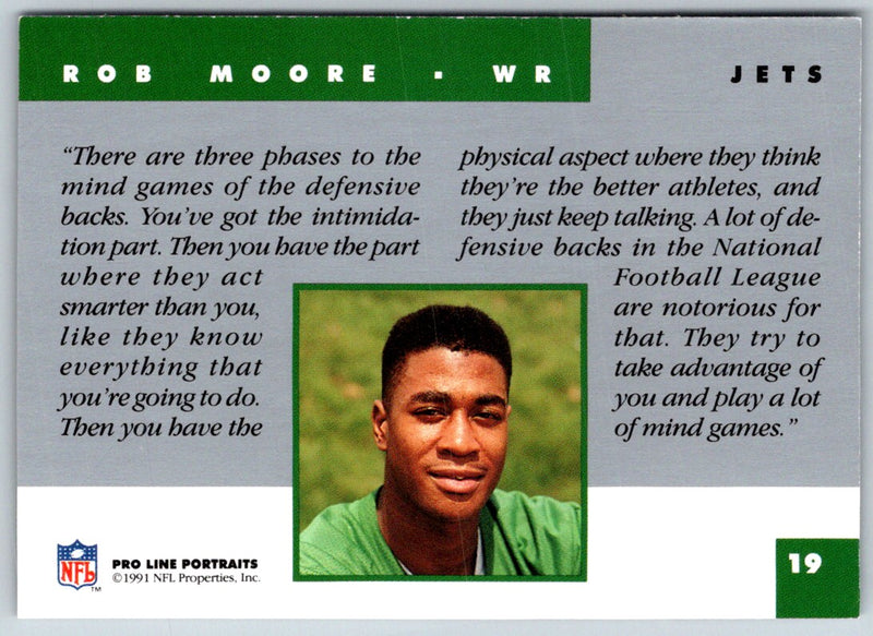 1991 Pro Line Portraits Rob Moore