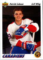 1991 Upper Deck Patrick Lebeau #453 Rookie