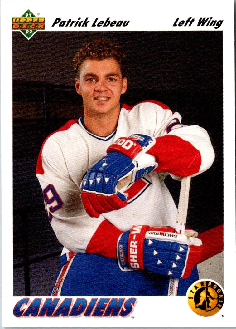 1991 Upper Deck Patrick Lebeau