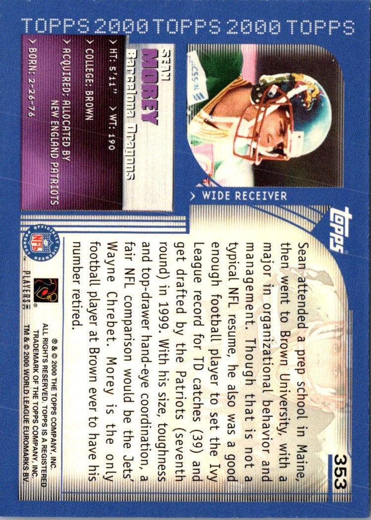 2000 Topps Collection Sean Morey