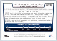 2012 Bowman Hunter Scantling #BDPP106