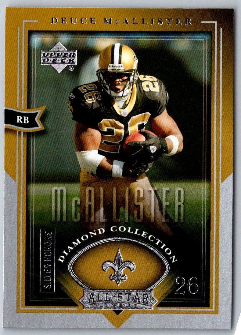 2004 Upper Deck Diamond Collection All-Star Lineup Deuce McAllister