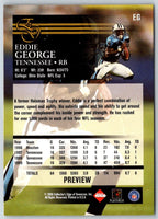 2000 Collector's Edge EG Previews Eddie George #EG