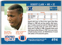 1992 Proset Robert Clark #494