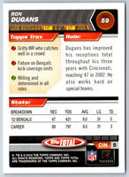 2003 Topps Total Ron Dugans #59