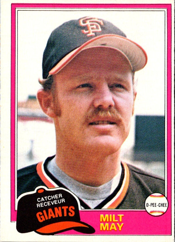 1981 O-Pee-Chee Milt May #273