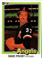 1981 Donruss Dave Frost #52