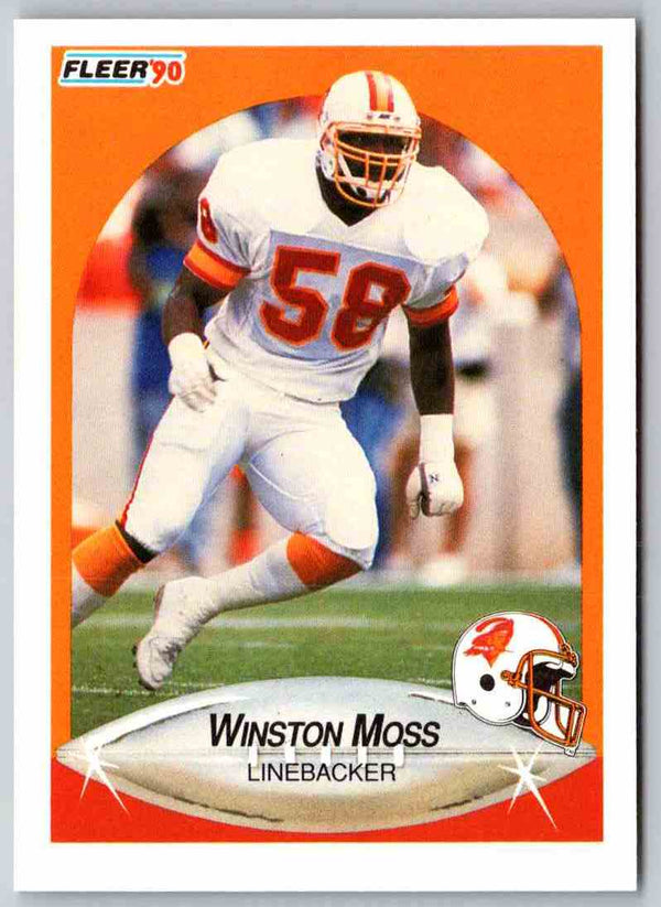 1990 Fleer Winston Moss #352