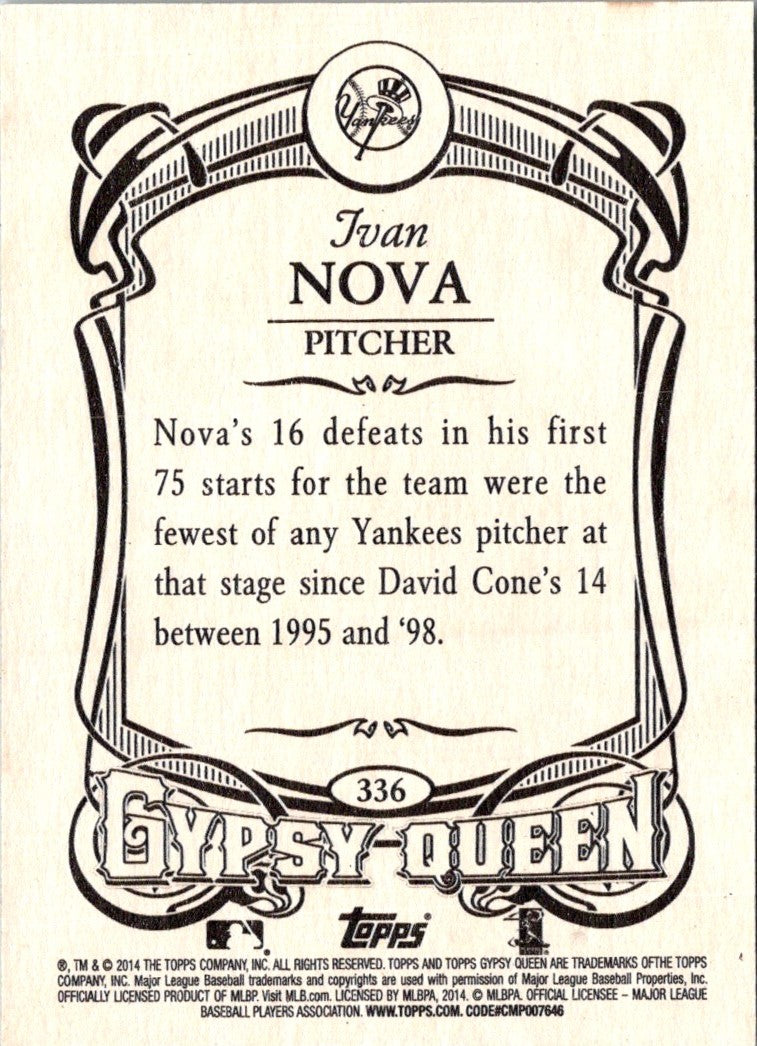 2014 Topps Gypsy Queen Ivan Nova