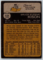 1973 Topps Bruce Kison #141