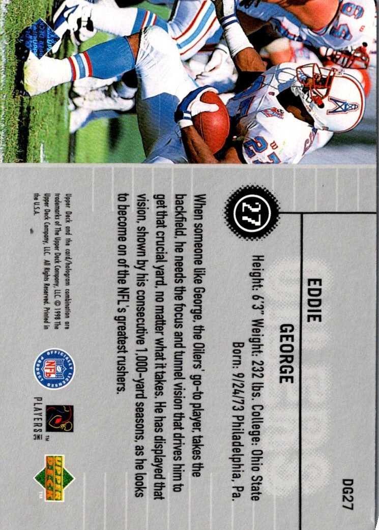 1998 Upper Deck Define the Game Eddie George