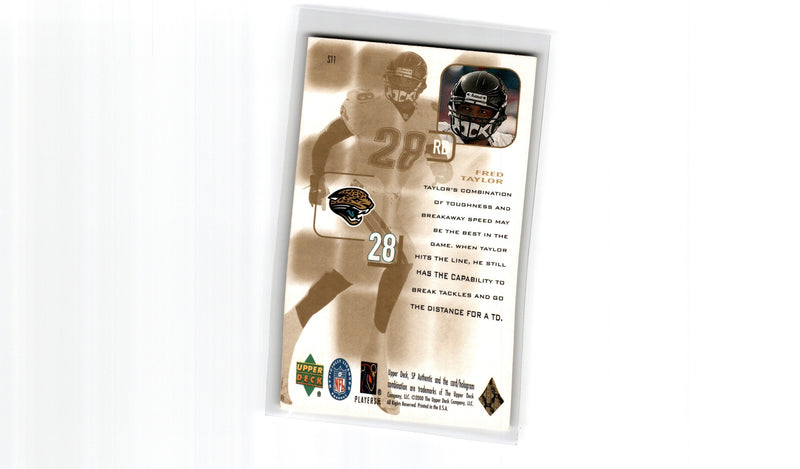 2000 SP Authentic Supremacy Fred Taylor